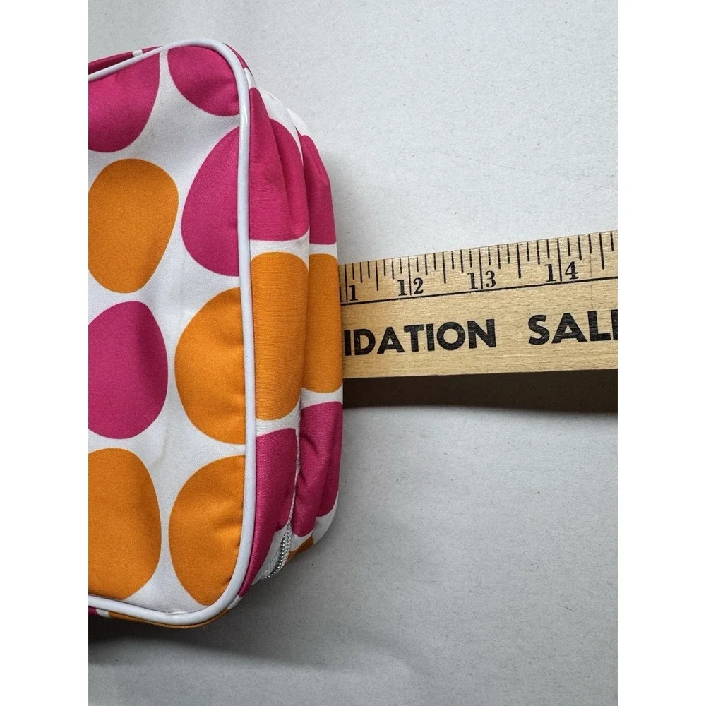 Lancome Hanging Cosmetic Travel Organizer Polka Dot Makeup Toiletry Bag